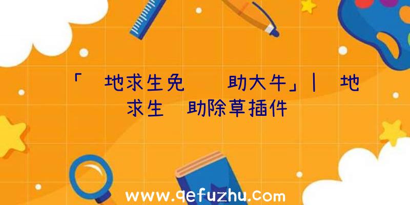 「绝地求生免费辅助大牛」|绝地求生辅助除草插件